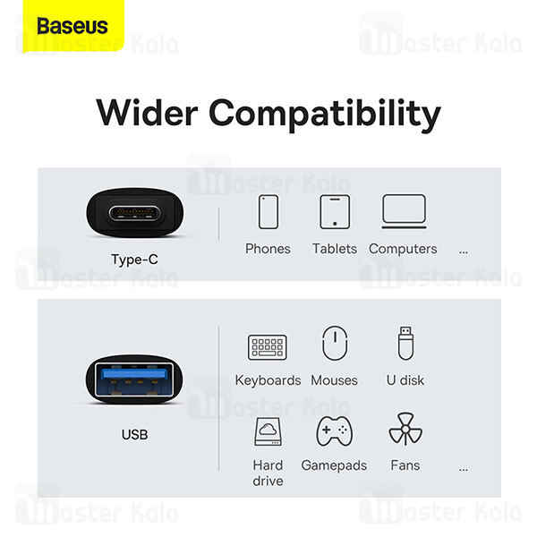 مبدل Baseus Ingenuity Mini OTG Adaptor Type C to USB-A 3.1 ZJJQ000001