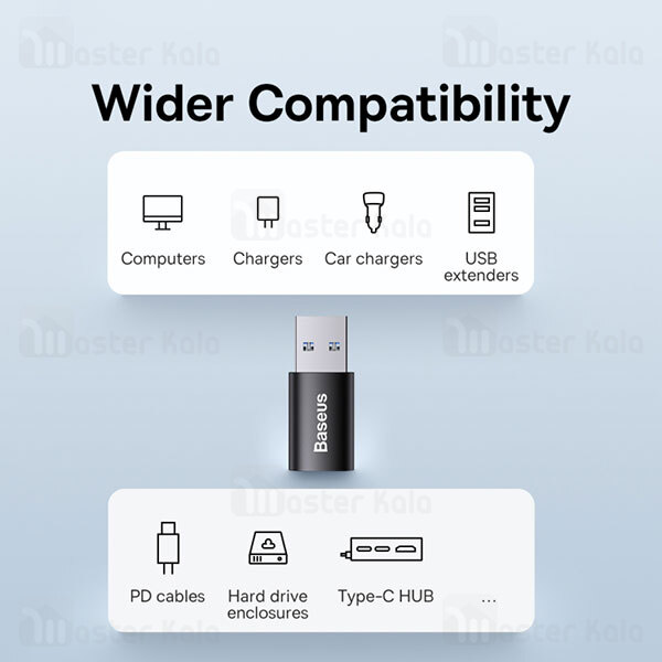 مبدل Baseus Ingenuity Mini OTG Adaptor Type C to USB-A 3.1 ZJJQ000101
