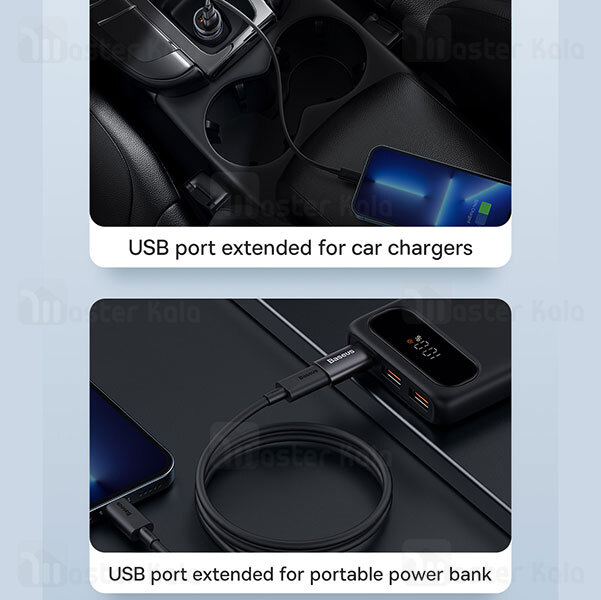 مبدل Baseus Ingenuity Mini OTG Adaptor Type C to USB-A 3.1 ZJJQ000101