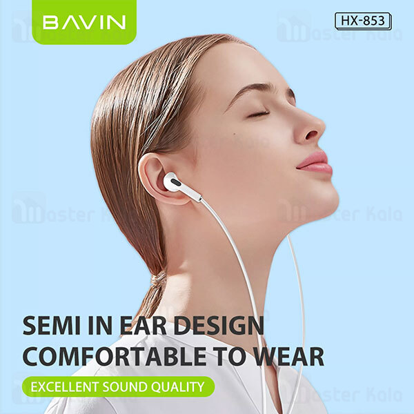 هندزفری سیمی Bavin HX853 Sound Capsule Wired In-Ear Earphone 3.5mm Jack