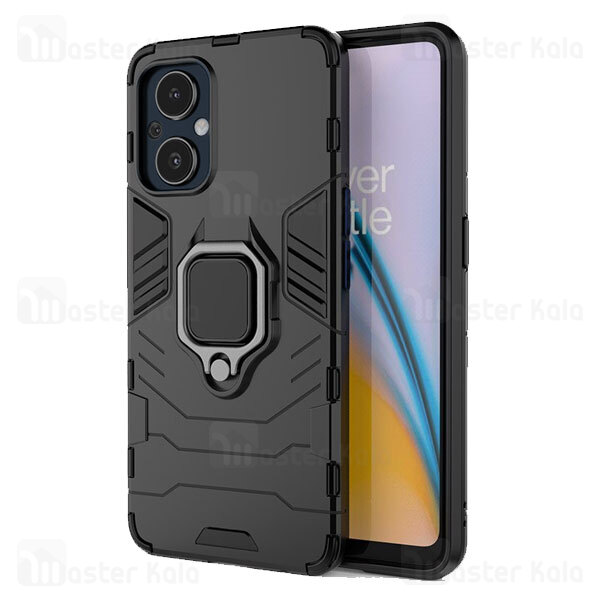 گارد ضد ضربه انگشتی وان پلاس OnePlus Nord N20 5G Black Panther KEYSION ShockProof Armor Ring