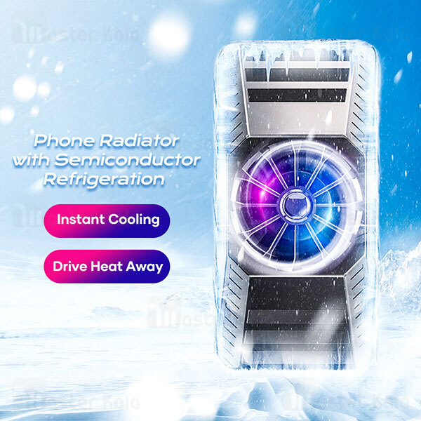 فن گیمینگ موبایل راک Rock i100 Phone Radiator With Semiconductor Refrigeration RAU0731