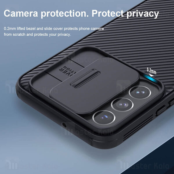 قاب محافظ نیلکین سامسونگ Samsung Galaxy S22 Plus 5G Nillkin CamShield Pro Case دارای محافظ دوربین