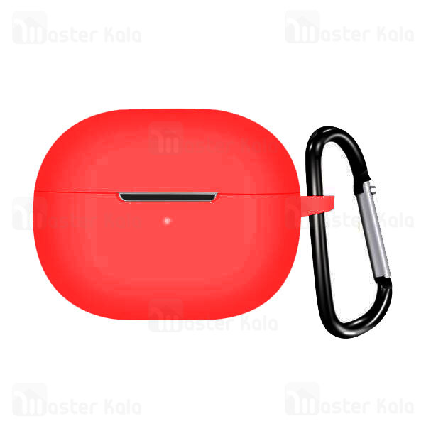 کاور محافظ سیلیکونی هندزفری شیائومی Xiaomi Redmi Buds 3 Youth Earphone Silicone Case دارای قلاب آویز