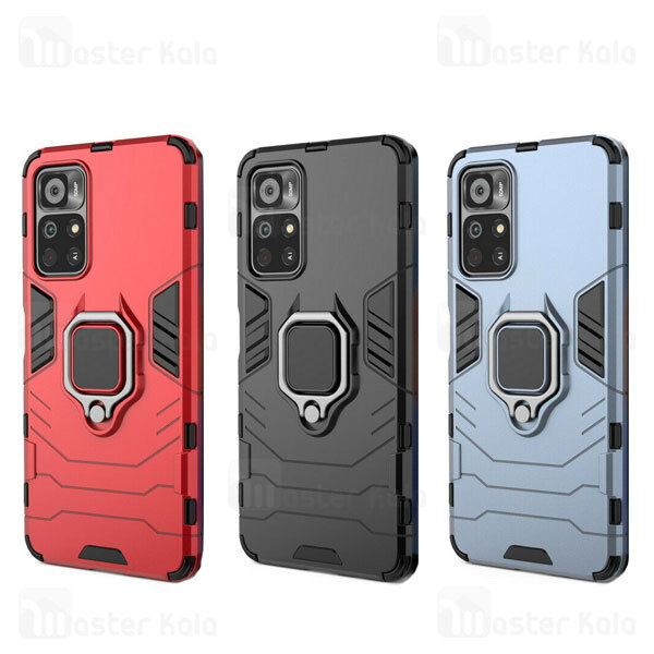 قاب ضد ضربه Xiaomi Redmi Note 11 KEYSION Shock of Armor Ring Holder Case