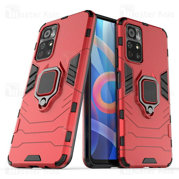 قاب ضد ضربه Xiaomi Redmi Note 11 KEYSION Shock of Armor Ring Holder Case