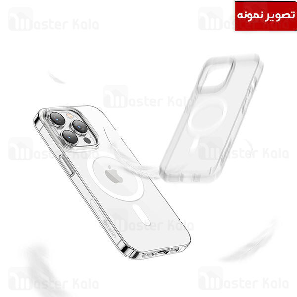 قاب محافظ مگنتی گرین لاین آیفون Apple iPhone 14 Plus Green Lion Magsafe Delgado Clear Case