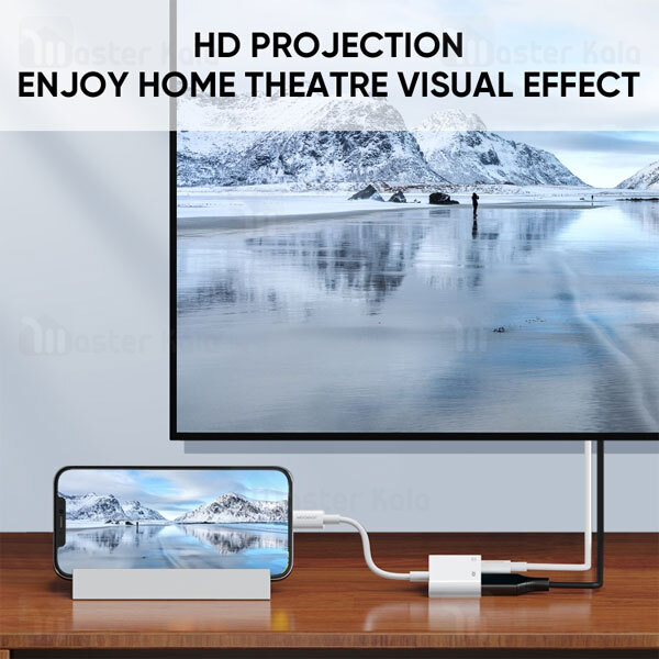 تبدیل لایتنینگ اتصال همزمان شارژر و HDMI جویروم Joyroom S-H141