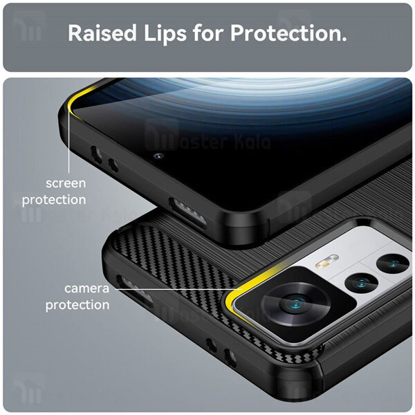 قاب فیبر کربنی شیائومی Xiaomi 12T Pro Rugged Armor Fiber Carbon