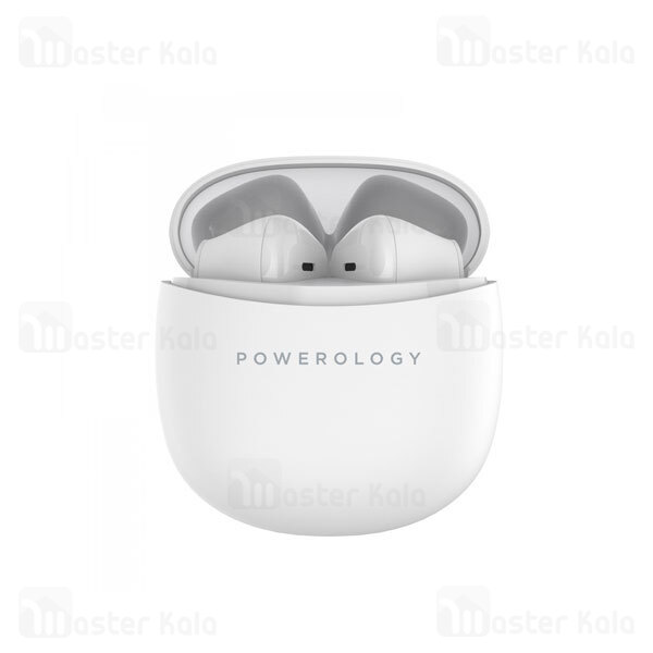 هندزفری بلوتوث دوگوش پاورولوژی Powerology Stereo Buds Plus PWLAU001