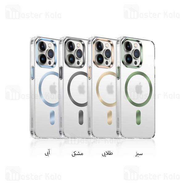 قاب محافظ مگنتی گرین لاین آیفون Apple iPhone 13 Pro Green Lion Matt Magsafe 2