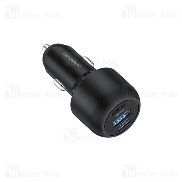 شارژر فندکی پاورولوژی Powerology Ultra Quick Car Charger PCCSR007 توان 130 وات