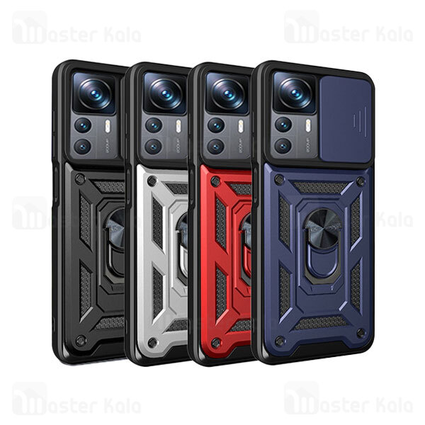 گارد محافظ ضد ضربه انگشتی Xiaomi 12T SHUNIJA Case دارای محافظ دوربین