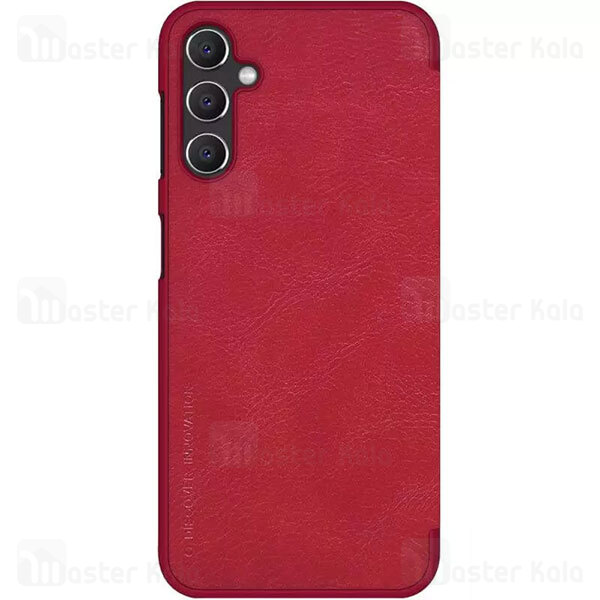 کیف چرمی نیلکین سامسونگ Samsung Galaxy A14 5G Nillkin Qin Leather Case