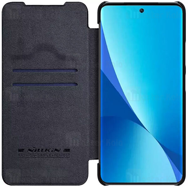 کیف چرمی نیلکین شیائومی Xiaomi 12 Lite Nillkin Qin Leather Case