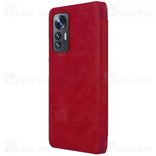 کیف چرمی نیلکین شیائومی Xiaomi 12 Lite Nillkin Qin Leather Case