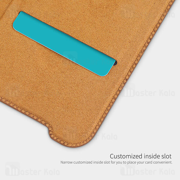 کیف چرمی نیلکین شیائومی Xiaomi 12 Lite Nillkin Qin Leather Case