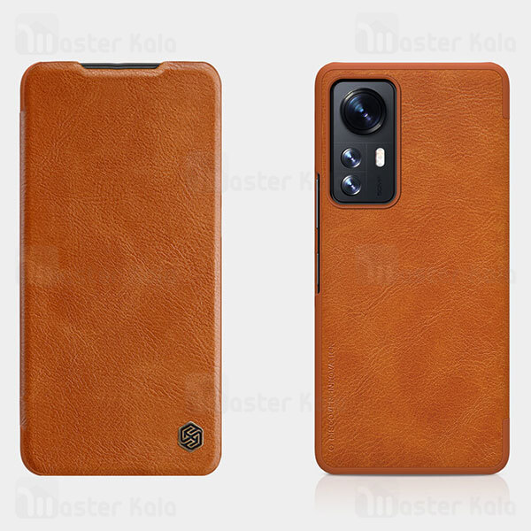 کیف چرمی نیلکین شیائومی Xiaomi 12 Lite Nillkin Qin Leather Case