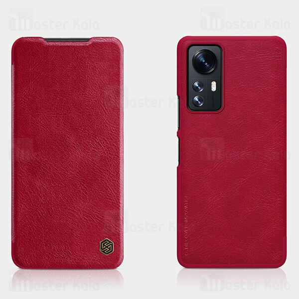 کیف چرمی نیلکین شیائومی Xiaomi 12 Lite Nillkin Qin Leather Case