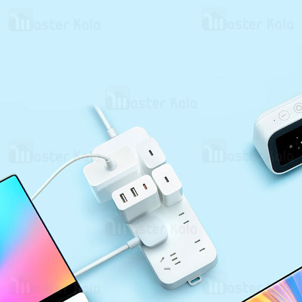 چند راهی برق شیائومی Xiaomi XMCXB8-02QM با طول 3 متر