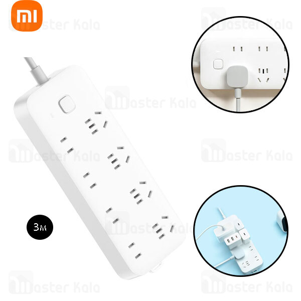 چند راهی برق شیائومی Xiaomi XMCXB8-02QM با طول 3 متر
