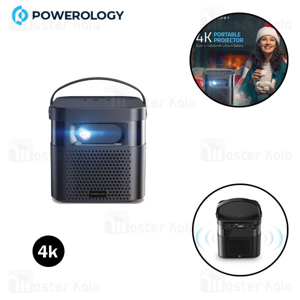 ویدیو پروژکتور هوشمند پاورولوژی Powerology 4K Portable Projector PWPROJ70