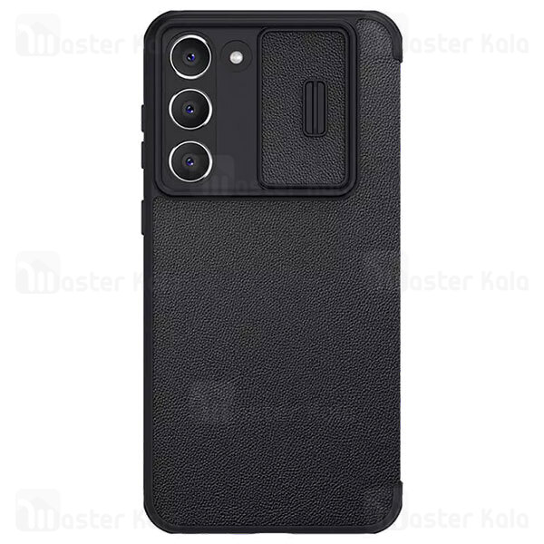 کیف چرمی نیلکین Samsung S23 Plus Nillkin Qin Pro Leather Case دارای محافظ دوربین