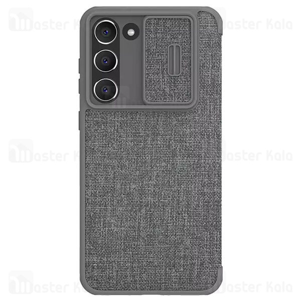 کیف چرمی نیلکین Samsung S23 Plus Nillkin Qin Pro Leather Case دارای محافظ دوربین