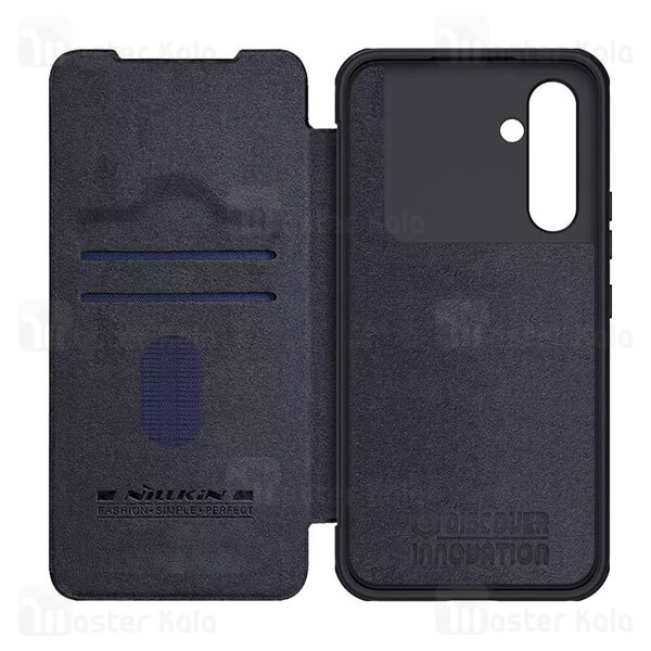 کیف چرمی نیلکین سامسونگ Samsung Galaxy A54 Nillkin Qin Pro Leather Case دارای محافظ دوربین