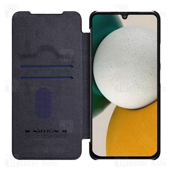 کیف چرمی نیلکین سامسونگ Samsung Galaxy A54 Nillkin Qin Pro Leather Case دارای محافظ دوربین