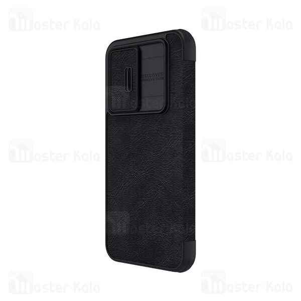 کیف چرمی نیلکین سامسونگ Samsung Galaxy A54 Nillkin Qin Pro Leather Case دارای محافظ دوربین