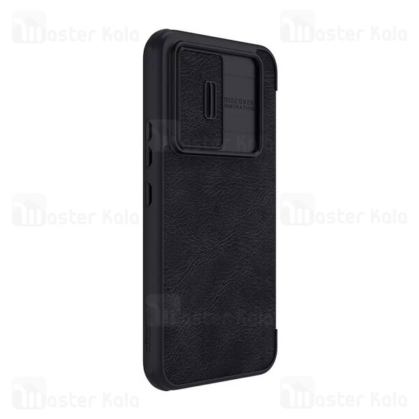 کیف چرمی نیلکین سامسونگ Samsung Galaxy A54 Nillkin Qin Pro Leather Case دارای محافظ دوربین