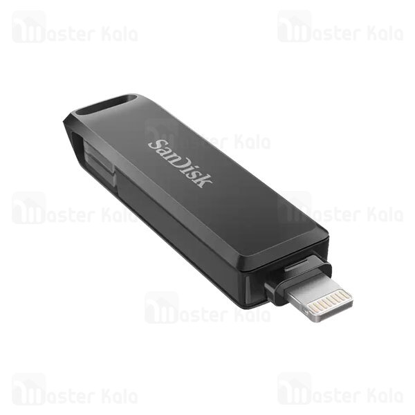 فلش مموری دو سر 128 گیگابایت لایتنینگ و Type C سن دیسک SanDisk iXpand Luxe SDIX70N
