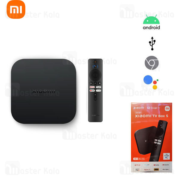 پخش کننده تلویزیون شیائومی Xiaomi Mi Box S (2nd Gen) 4K MDZ-28-AA - گلوبال