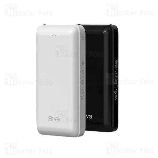 پاوربانک 10000 بیوا Biva BP-04 همراه با کابل متصل