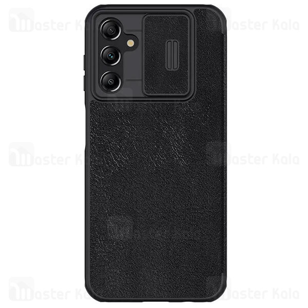 کیف چرمی نیلکین سامسونگ Samsung Galaxy A24 4G Nillkin Qin Pro Leather Case دارای محافظ دوربین