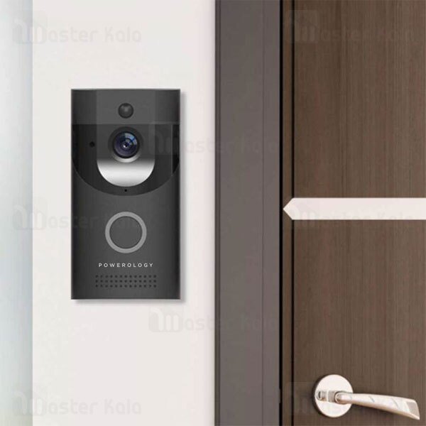 زنگ در هوشمند پاورولوژی Powerology Smart Video Doorbell PSVDBBK