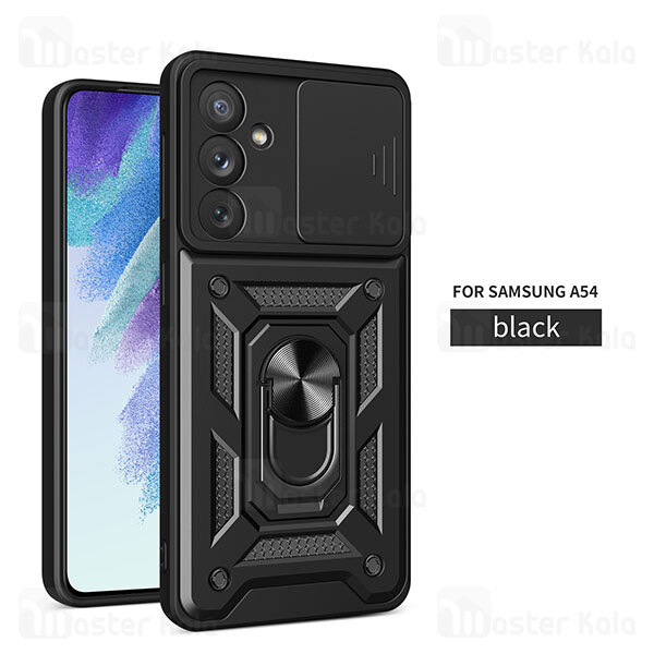 گارد محافظ ضد ضربه انگشتی Samsung Galaxy A54 SHUNIJA Case دارای محافظ دوربین