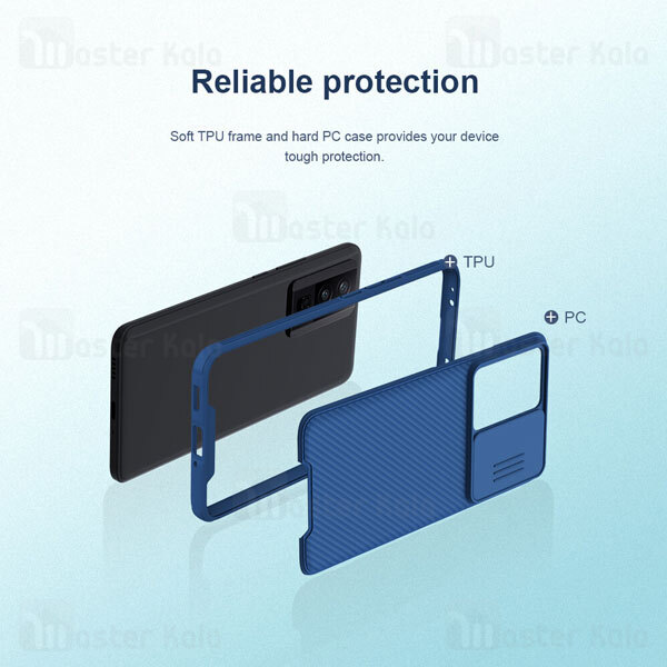 قاب محافظ Xiaomi Redmi K60 / Poco F5 Pro Nillkin CamShield Pro Case دارای محافظ دوربین