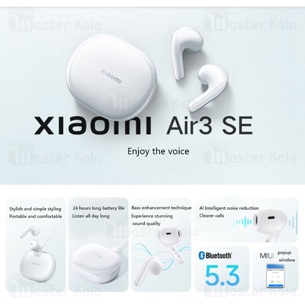 هندزفری بلوتوث دوگوش شیائومی Xiaomi Air3 SE M2301E1