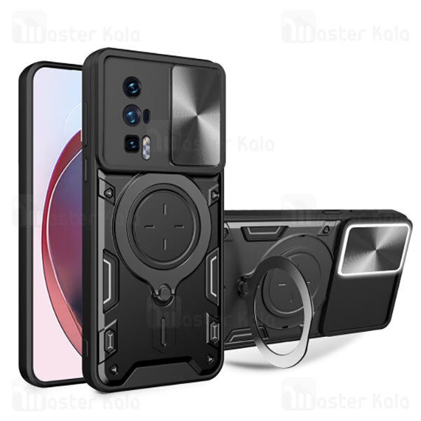 قاب ضد ضربه مگنتی Xiaomi Poco F5 Pro / Redmi K60 Magnetic Support Case دارای محافظ دوربین