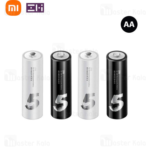 پک 4 عددی باتری قلمی شارژی شیائومی Xiaomi ZMI ZI5 AA Rechargeable Battery