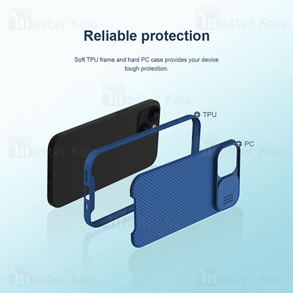 قاب محافظ iPhone 15 Nillkin CamShield Pro Case دارای محافظ دوربین