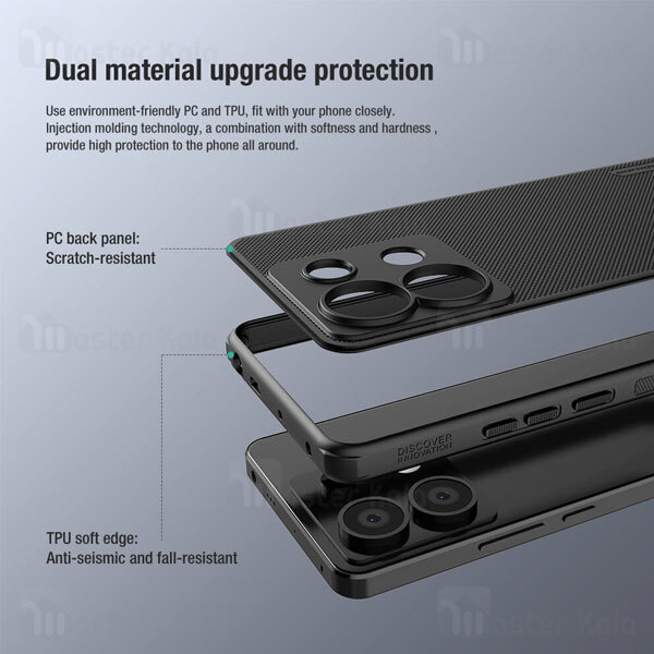 قاب محافظ نیلکین شیائومی Xiaomi Redmi Note 13 Pro Nillkin Frosted Shield Pro