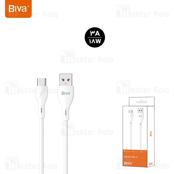کابل Type-C بیوا Biva C-026T توان 18 وات