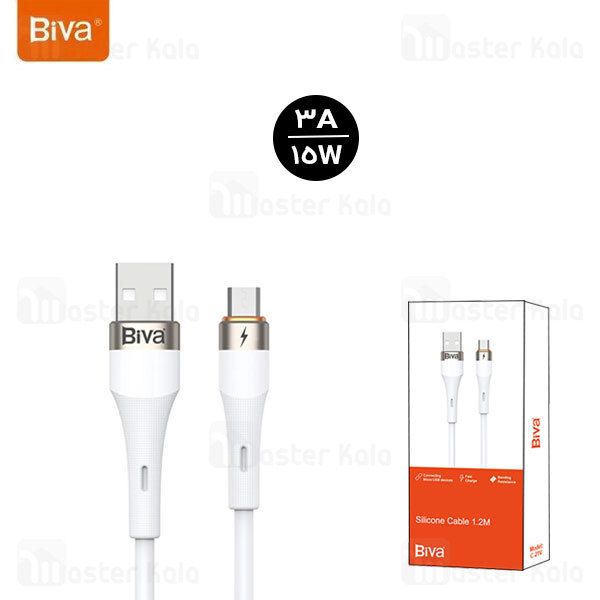 کابل Micro به Biva C-21V USB طول 1.2 متر