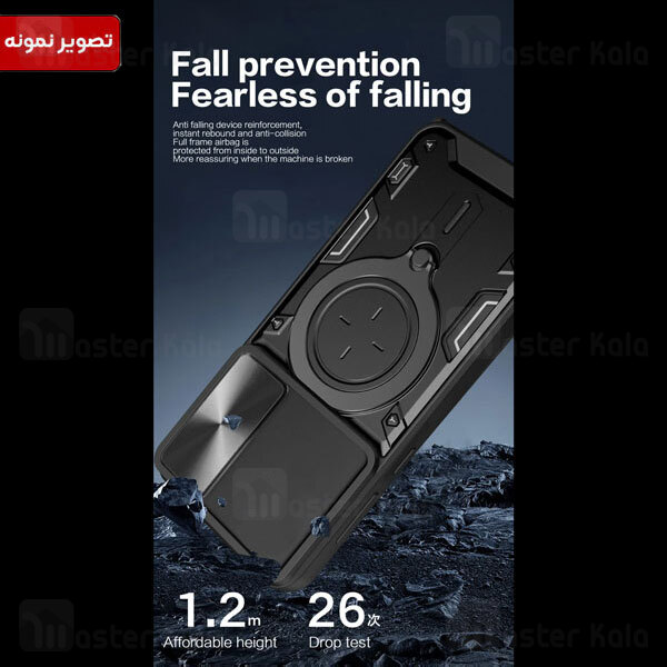 قاب ضد ضربه مگنتی Realme 11 5G Magnetic Support Case دارای محافظ دوربین