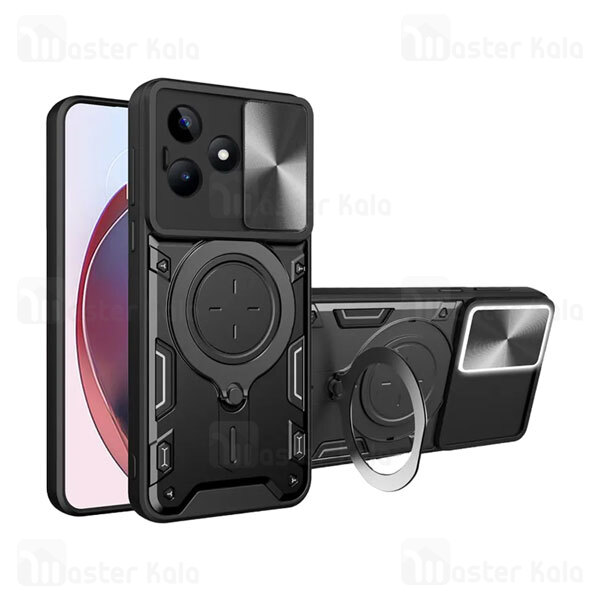 قاب ضد ضربه مگنتی Realme C51 Magnetic Support Case دارای محافظ دوربین