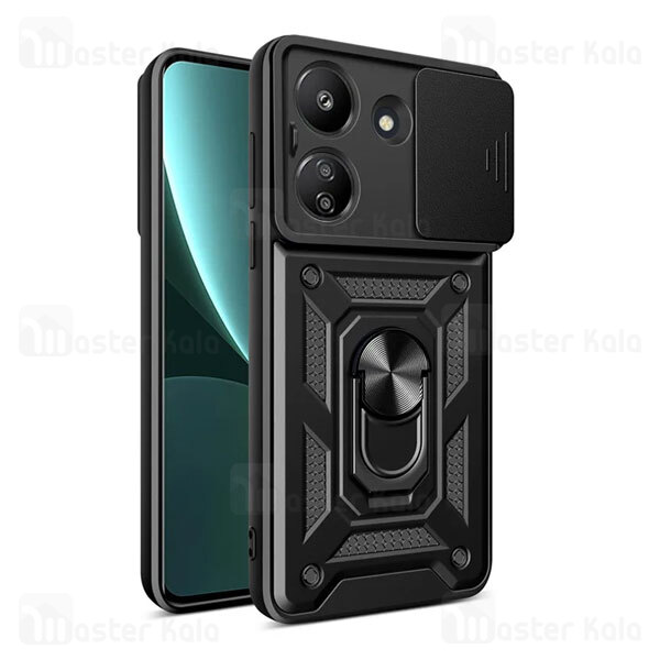 گارد محافظ ضد ضربه انگشتی Xiaomi Redmi 13C SHUNIJA Case دارای محافظ دوربین