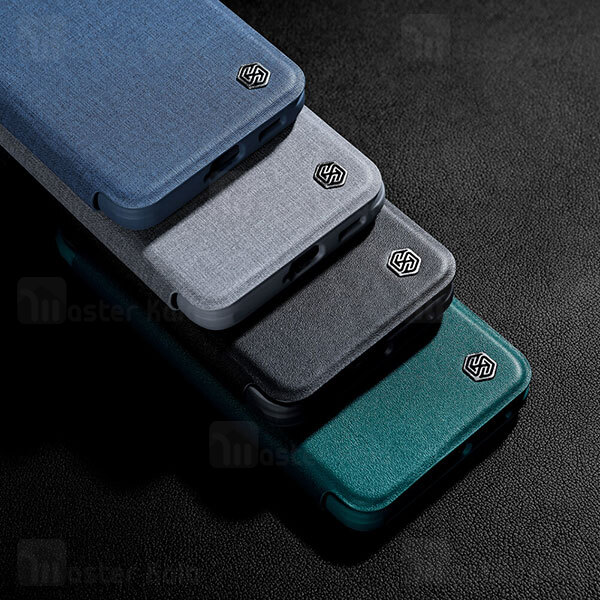 قاب محافظ لنز چرمی Nillkin Qin Pro Leather Case Samsung S22 Plus Sliding Cover